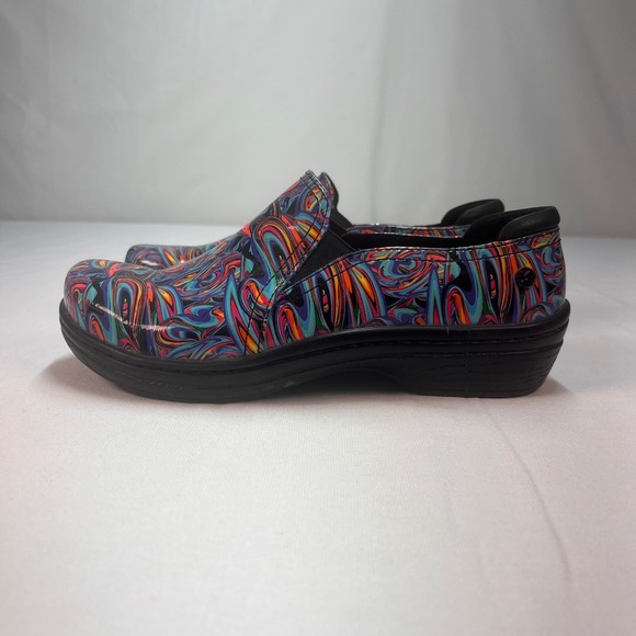 Klogs Footwear Moxy Swirl Print Leather‎ Clogs Shoes Women's Size 6.5 - Picture 3 of 9